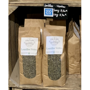 Lentilles vertes 500 g
