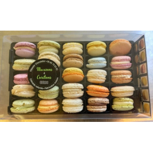 Coffret de 24 macarons assortis