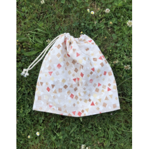 Sac à pain géométrique