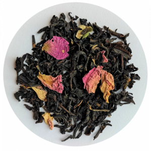 Thé noir à la rose