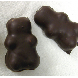 Nounours guimauve enrobé de chocolat noir