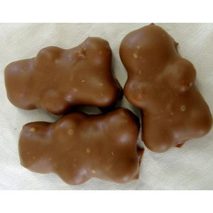 Nounours guimauve enrobé de chocolat lait