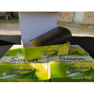 Savon lait d'ânesse bio & spiruline du jura