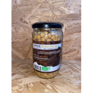 Pois- chiches bio cuisinés nature