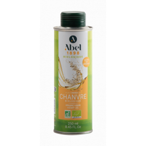 Huile de chanvre bio bidon métal 250 ml