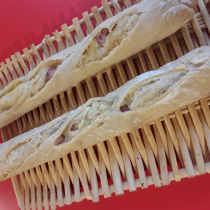 2 ficelles lard fromage