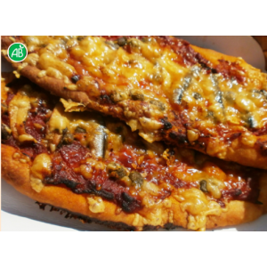Pizette anchois et câpres 100g
