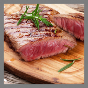 Boeuf (g) - steak mariné aux 3 poivres