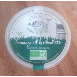 Fromage à tartiner ail et ciboulette