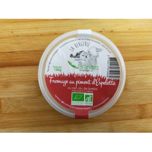 Fromage à tartiner au piment d'espelette