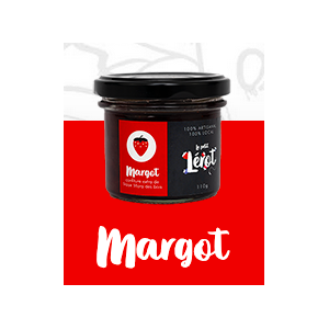 Confiture extra de fraises mara - margot