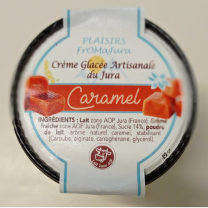 Crème glacée caramel