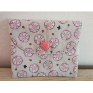 Porte monnaie fleurs