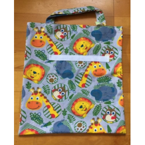 Sac bibliothèque animaux