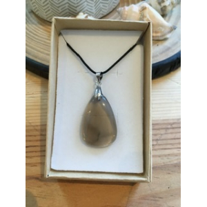Pendentif quartz fumé