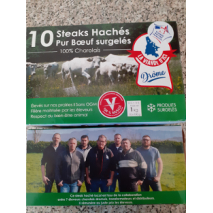 Steack haché surgelé 10 x 100g