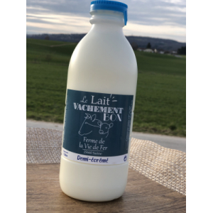 Lait demi-écrémé pasteurisé