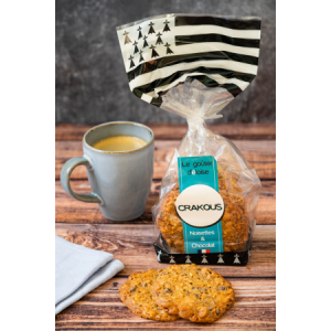 Crakous aux noisettes et pépites de chocolat