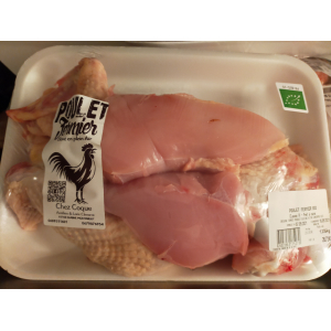 Poulet en 6 (2 cuisses, 2 ailes, 2 blancs)