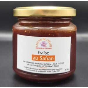 Confiture de fraise au safran
