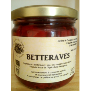 Bettraves cuites découpées en cubes