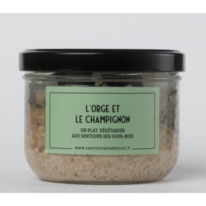 L'orge et champignons