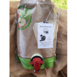 Jus de pommes bio 3l