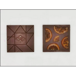 Les tablettes gourmandes - noir orange