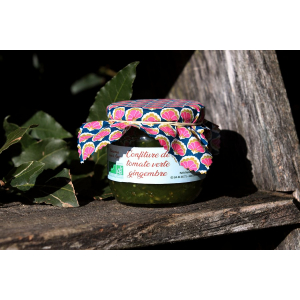 Confiture de tomate verte gingembre