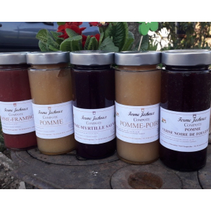 Lot 3 compotes 500g (base pomme)