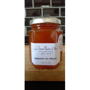 Confiture abricot et pêche