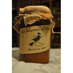 Préparation de fruits abricots au safran