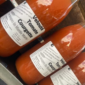 Velouté de tomate courgette