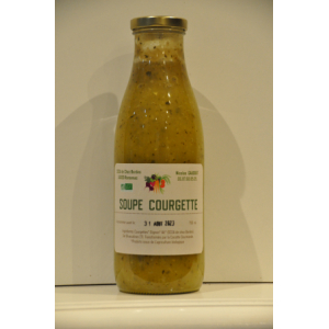 Bouteille 750 ml soupe courgette