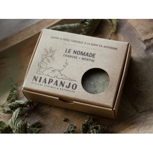 Savon 'le nomade'- menthe poivrée & chanvre