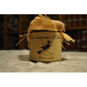 Préparation de fruits de poires à la vanille