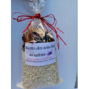 Risotto champignons des bois, safran