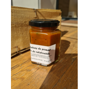 Chutney de pomme et ratatouille