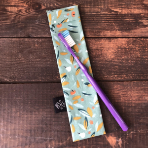 Pochette brosse à dents - végétal