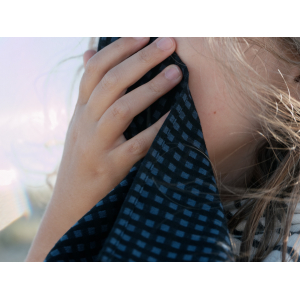 Mouchoirs en satin de coton bio