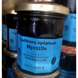 Confiture extra myrtille épépinée bio
