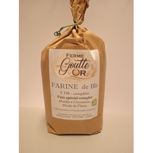 Farine de blé complète, pain t150  2 kg bio