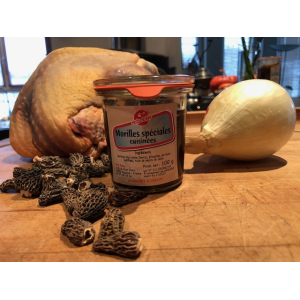 Morilles spéciales cuisinées