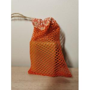 Filet à savon orange