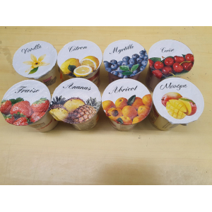 Yaourts natures et fruits