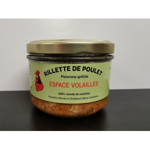 Rillette de volailles aux poivrons