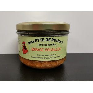 Rillette de volailles aux tomates séchées