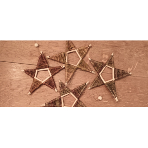 Etoile en ecorse osier