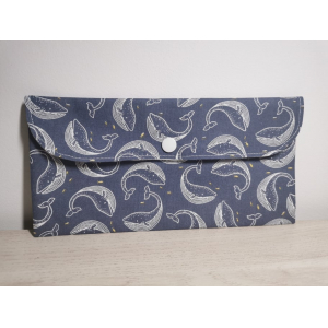 Pochette plate baleines