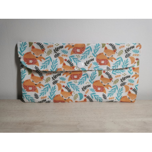 Pochette plate renard